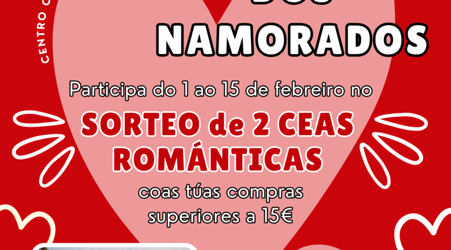 O Centro Comercial Aberto de Arzúa celebra o San Valentín con sorteo de premios e serenatas rancheras